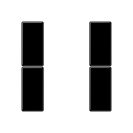 A502TSASW комплект накладок 2гр черный