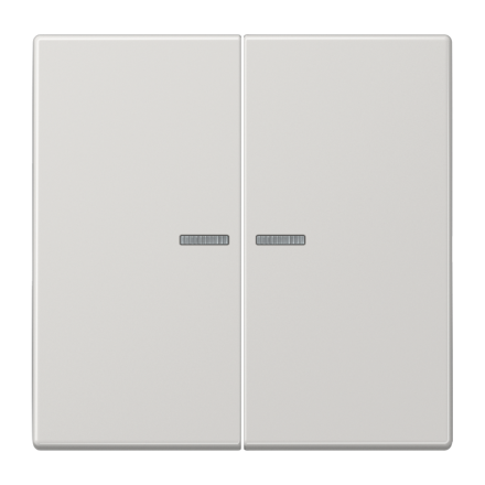 LS995KO5LG Клавиши для сдвоенного выключателя с подсветкой; светло-серые