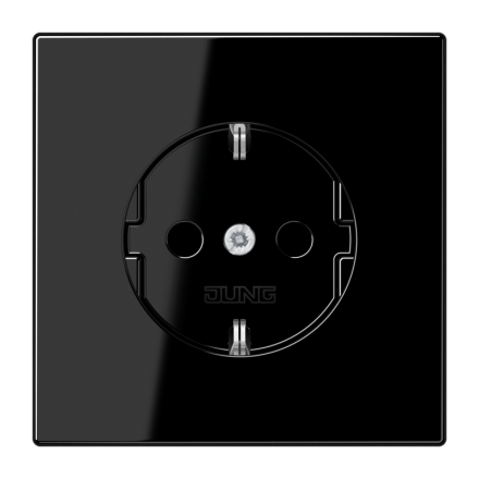 LS1520KISW Штепсельная розетка SCHUKO 16A, 250V  с защитой от детей; черная