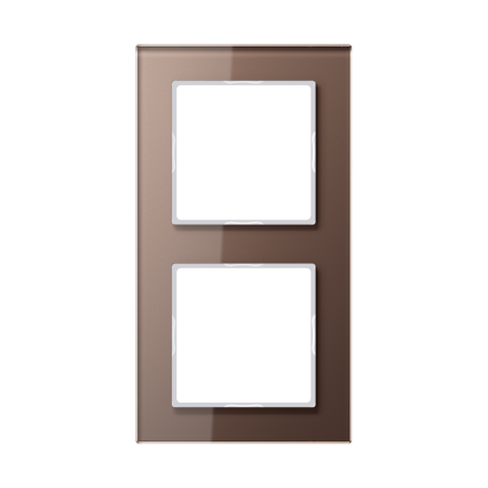 AC582GLMO A creation, Рамка 2поста, стекло мокко