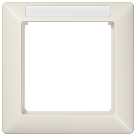 AS581BFINA Рамка 1-кратная для вертикальной и горизонтальной установки; термопласт