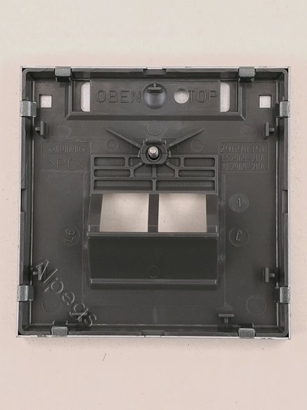 LSmetal Накладка для комп. розетки 2хRJ45, антрацит. AL2969-2UAAN