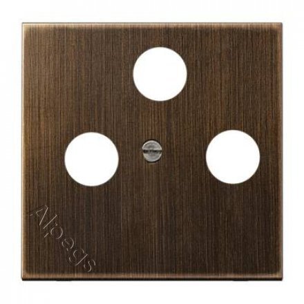 LSmetal Накладка TV/FM/SAT, античн. латунь. ME2990SATAT