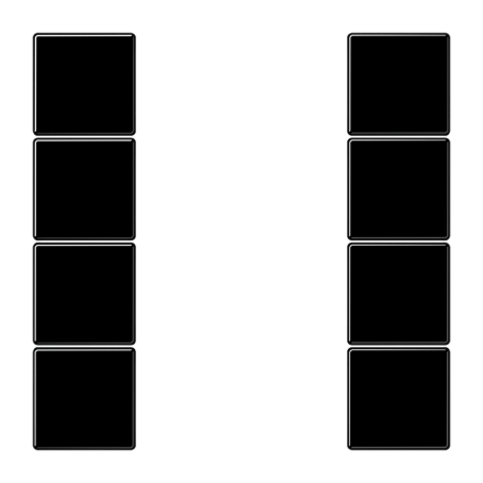 LS504TSASW комплект накладок 4гр черный