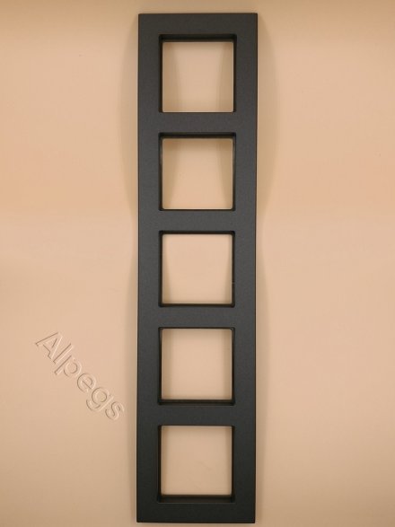 Рамка 5-постовая Jung A creation антрацит матовая, AC585BFANM