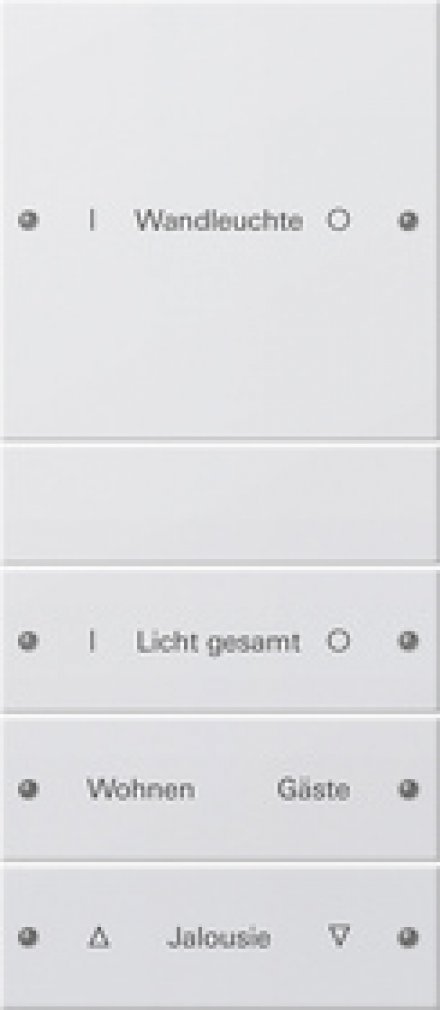 Набор клавиш 4-местный (1+3), с возможностью нанесения надписей