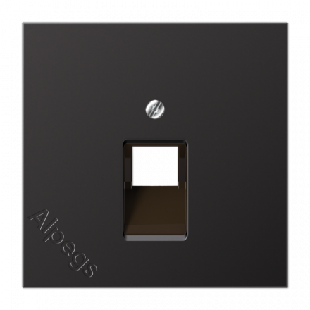 LSmetal Накладка для комп. розетки 1хRJ45, dark (лакир.алюм.) AL2969-1UAD