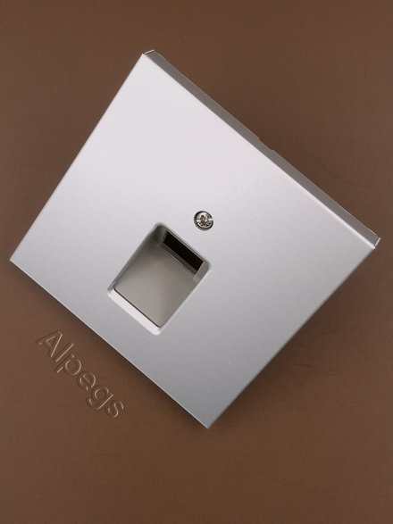 LSmetal Накладка для комп. розетки 1хRJ45, алюм. AL2969-1UA