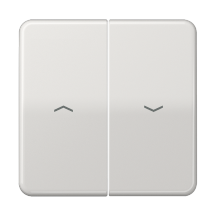 CD595PBFLG Клавиши для выключателя управления жалюзи 509VU и 539VU; светло-серые