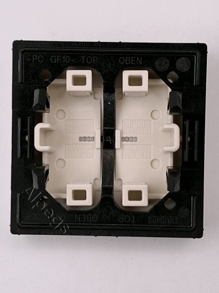 AS591-5KO5 Клавиши для сдвоенного выключателя с окошком для подсветки; слоновая кость