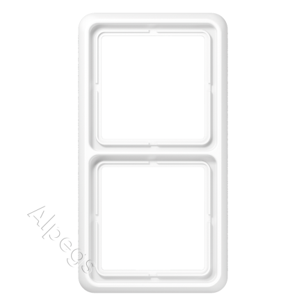 CD582W Рамка для вертикальной и горизонтальной установки, 2-кратная; слоновая кость