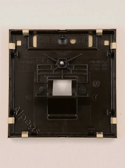 LSmetal Накладка для комп. розетки 1хRJ45, латунь. ME2969-1UAC