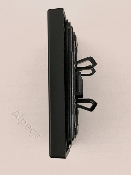 LS990 Клавиша 2-ная со стрелками вверх/вниз, цвет матовый черный LS995PSWM