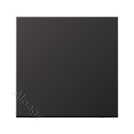 EcoProfi Клавиша для одинарного выключателя, черный матовый EP490SWM