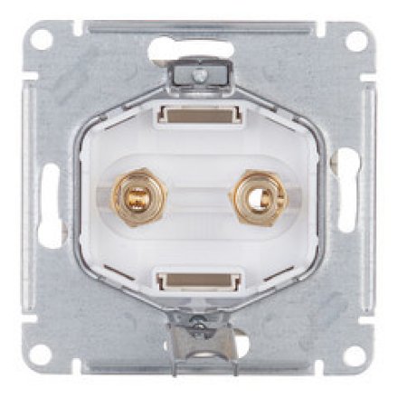 ATN000487 - AtlasDesign АУДИОРОЗЕТКА двухместная, ЖЕМЧУГ