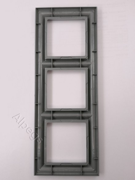 Рамка тройная Jung Eco Profi Deco, алюминий, EPD483AL