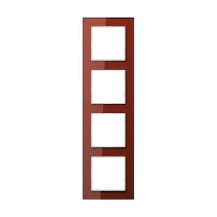 AC584GLRT Рамка 4-кратная; красный оксид