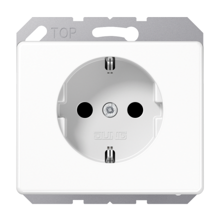 SL520KIWW Штепсельная розетка SCHUKO с защитой от детей 16A 250V ; белая