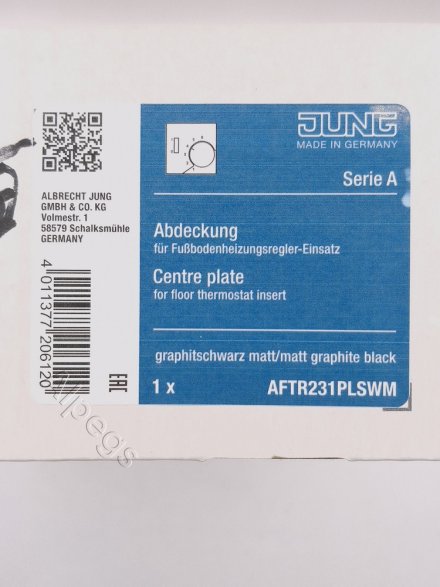 A500 Накладка для мех-зма терморегулятора пола с выкл. FTR 231 U, черный матовый AFTR231PLSWM. Артикул снят с производства. Замена артикул A1749BFSWM