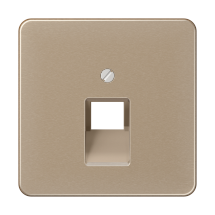 CD569-1UAGB Крышка для ординарной телефонной и компютерной розетки  UAE; золотая бронза