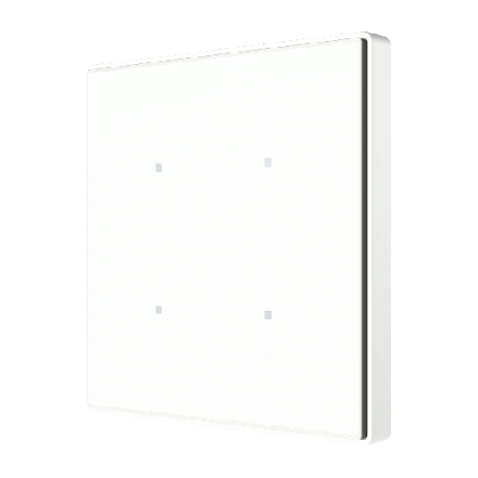 Выключатель сенсорный KNX Square TMD, 4-кнопочный, цвет белый