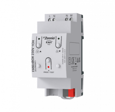 Контроллер KNX потолочных вентиляторов FANinBOX 230V 1CH, 230В~