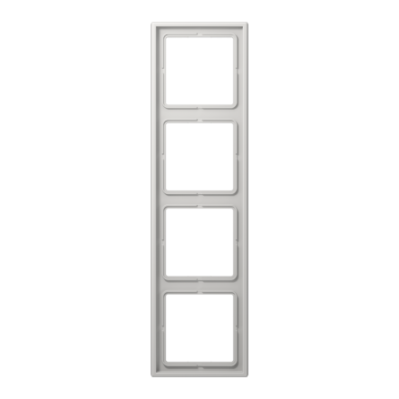 LS984LG Рамка 4-кратная; светло-серая