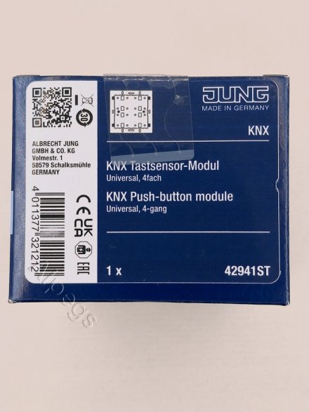 Кнопочный модуль универсальный F40, 4 группы, KNX 42941ST