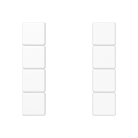 A504TSAWW комплект накладок 4гр белый
