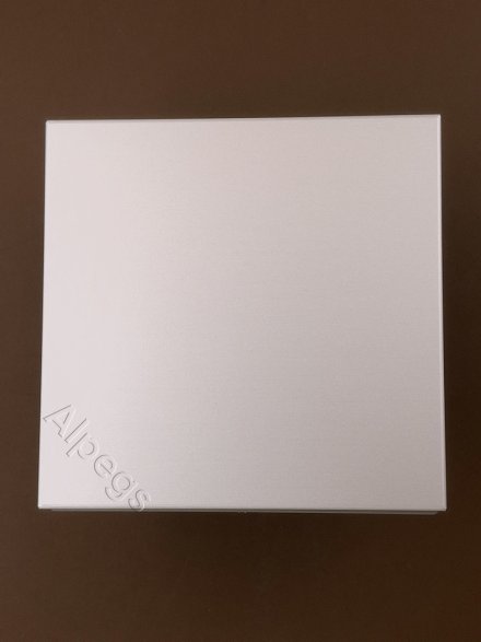 LSmetal Розетка с крышкой 2К+З 16А 250В, алюм. AL1520KL