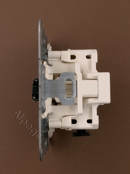 Механизм серии LS1912 одноклавишный, крепление винтами, без монтажных лапок K501EU