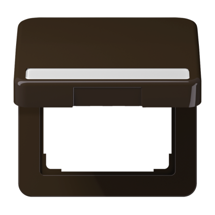 CD590BFNAKLBR Крышка ударопрочная откидная с возвратной пружиной и полем для надписи 7?57 мм; коричневая