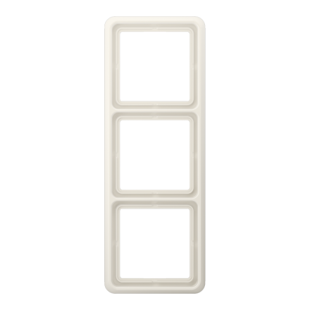 CD583WUW Рамка для вертикальной и горизонтальной установки ударопрочная, 3-кратная; слоновая кость