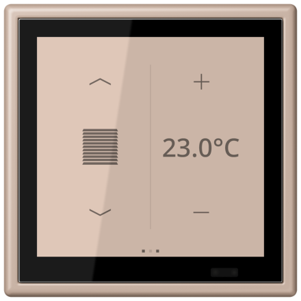KNX комнатный контроллер LS TOUCH, LC 459 D1 S240