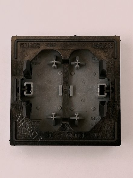 Выключатель двухклавишный Eco Profi 10А, алюминий, EP495AL