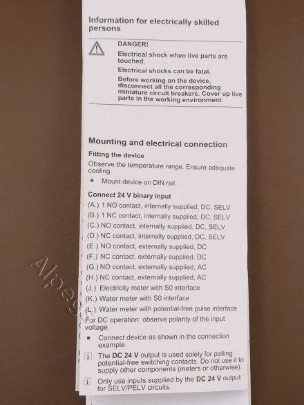 2128REG KNX/EIB-ввод бинарный; 8 входов