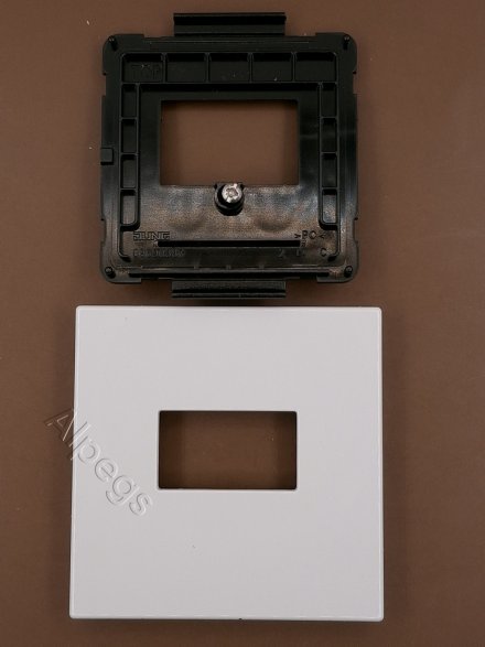 LS990 Плата для USB-зарядных устройств без видимого винта, термопласт, светло-серый LS1969USBLG