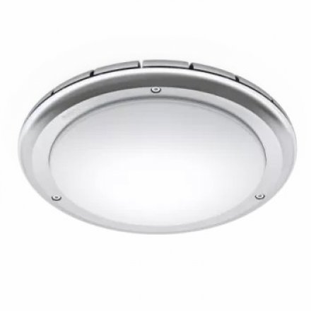 RS PRO LED S1 WW Glass sensor 057824 IP 65 V5 aluminium/opal matt светодиодный светильник с высокочастотным датчиком движения потолочный/настенный POWERLED WHITE 15 Вт, 3000 К, 1092 лм