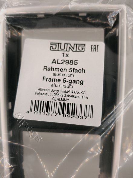 LSmetal Рамка 5-ная, алюм. AL2985