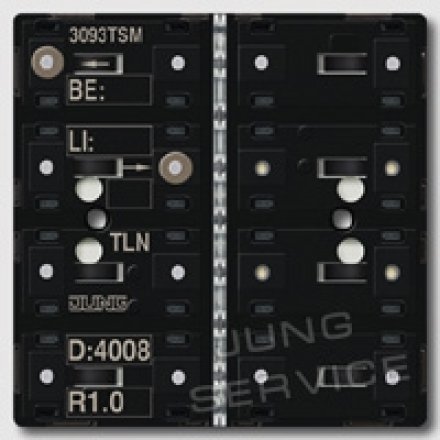 3093TSM KNX кнопочный модуль с интегрированным шинным сопряжением стандарт 3 группы