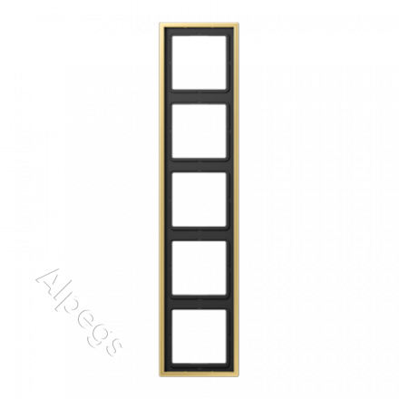 LSmetal Рамка 5-ная, латунь. ME2985C