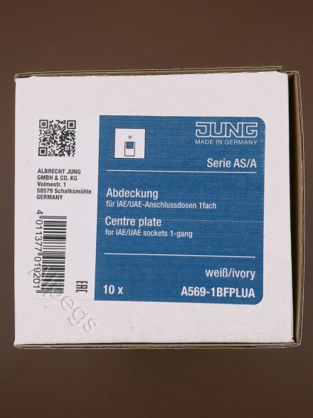 A569-1BFPLUA Крышка для телефонных и компьютерных розеток UAE; слоновая кость