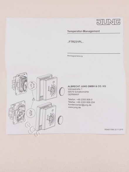 AFTR231PL Крышка для регулятора подогрева пола; слоновая кость. Артикул снят с производства. Замена артикул A1749BF