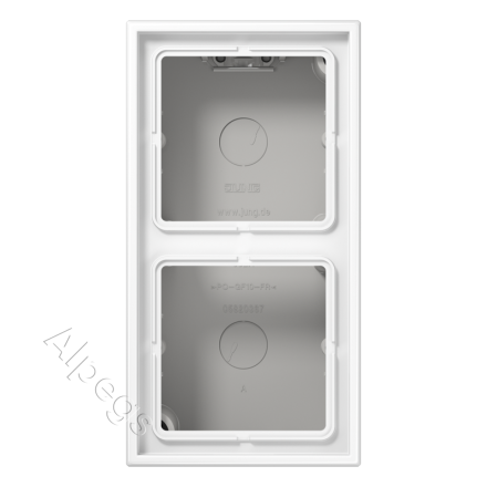 LS582AWW Коробка для накладного монтажа 2-кратная;белый