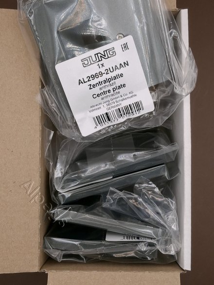 LSmetal Накладка для комп. розетки 2хRJ45, антрацит. AL2969-2UAAN