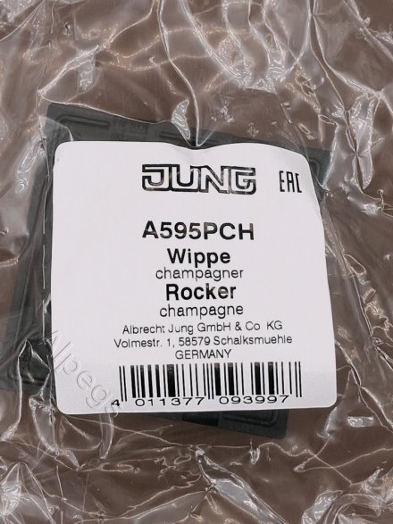 A595PCH Клавиша для жалюзи выключателя; шампань