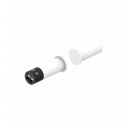 Магнито-контактный врезной датчик для дверей и окон, цвет белый