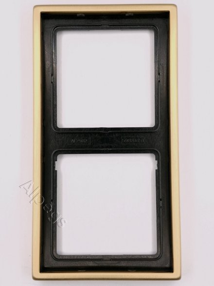 LSmetal Рамка 2-ная, латунь. ME2982C