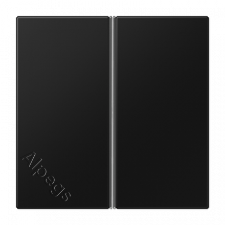 Набор накладок 2 группы для модулей F40, термопласт, черный матовый LS402TSASWM