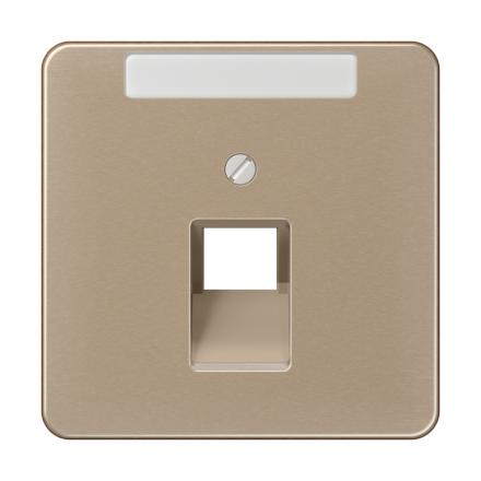 CD569-1NAUAGB Крышка для ординарной телефонной и компютерной розетки  UAE; золотая бронза